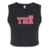 THĒ™ Logo  Women's Micro Rib Muscle Crop Tank