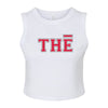 THĒ™ Logo  Women's Micro Rib Muscle Crop Tank